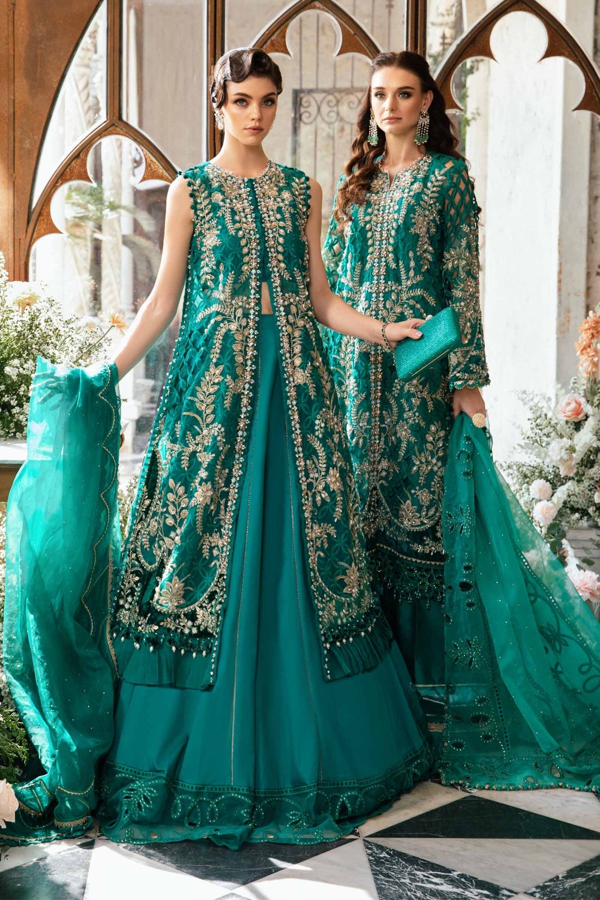 3 Piece Unstitched Embroidered Suit