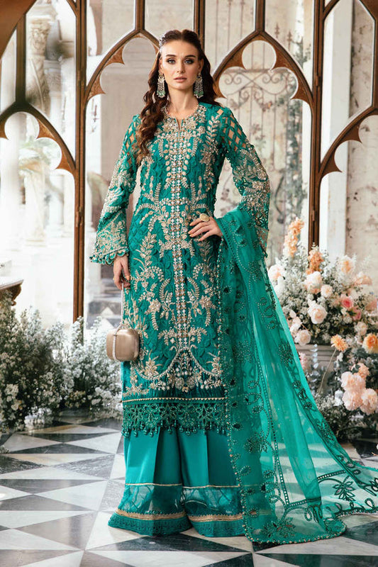 3 Piece Unstitched Embroidered Suit